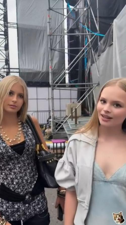 Милана стар встретилась с дочкой Бони - и контраст получился очень заметный. 01