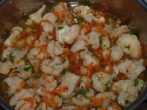 Цветная капуста по-корейски - очень вкусное диетическое блюдо. 03 Цветная капуста по-корейски - очень вкусное диетическое блюдо. 03