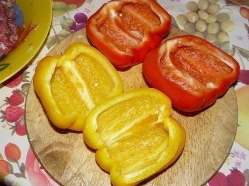 Перцы фаршированные.  Ингредиенты: 01