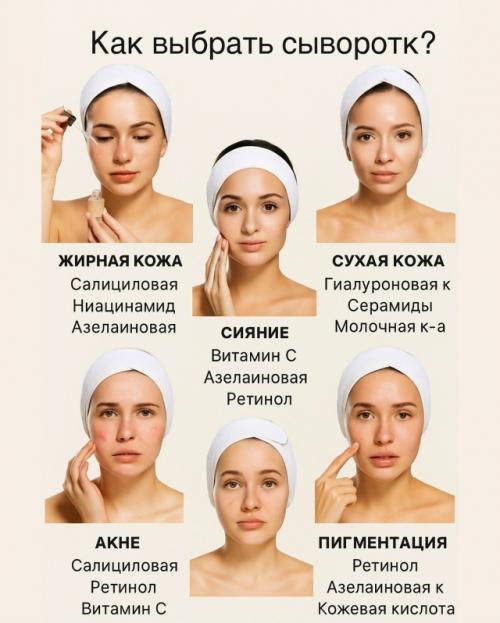 Как выбрать сыворотку для лица? 

