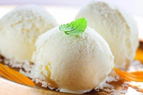 Детское мороженое из творога с бананами. 01 Детское мороженое из творога с бананами. 01