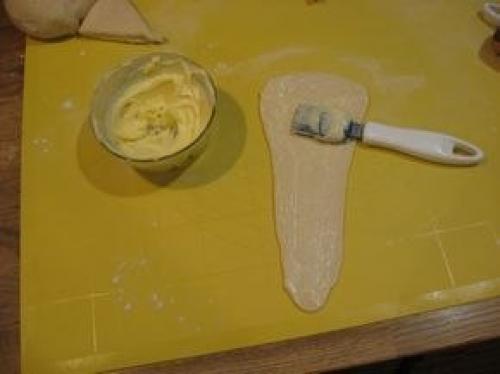 Нежнейшие круассаны.   Тесто: 06