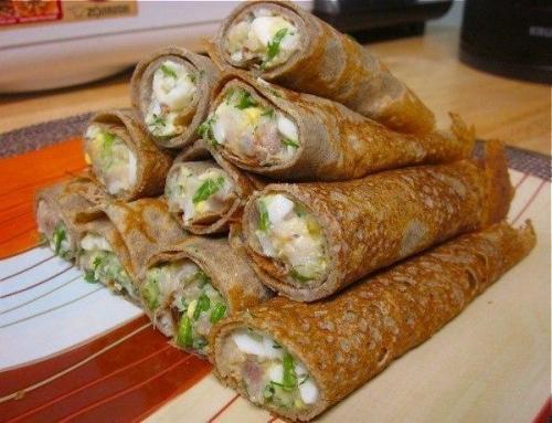 15 самых вкусных начинок для блинчиков.