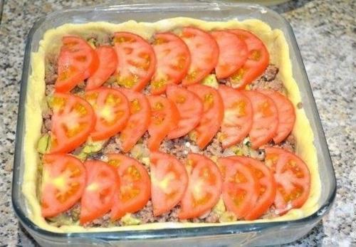 Открытый мясной пирог. 05