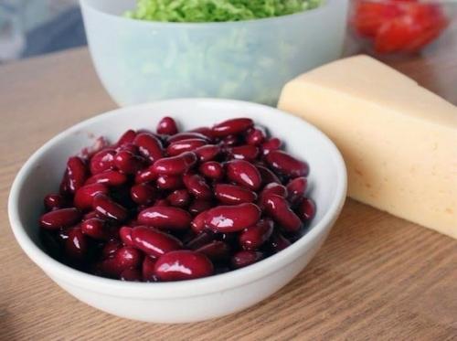 Сытный салат с куриной грудкой. 04 Сытный салат с куриной грудкой. 04