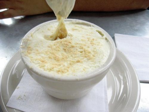 Творожно - банановый крем.