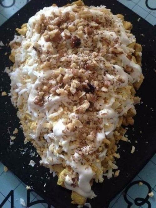 Салат Тиффани.  Ингредиенты: 02