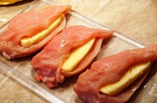 Куриная грудка с сыром. 01 Куриная грудка с сыром. 01