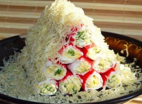 Новогодняя крабовая Монастырская Изба.