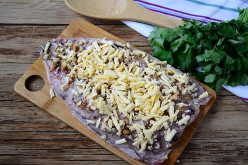 Запеченная скумбрия с орехово - сырной начинкой. 03 Запеченная скумбрия с орехово - сырной начинкой. 03