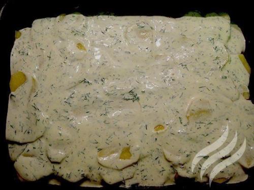 Картофельная запеканка с курицей. 06