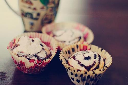 Маффины с вареньем. Маффины с вареньем.