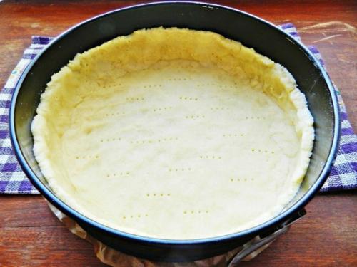 Песочный пирог с малиной. 03