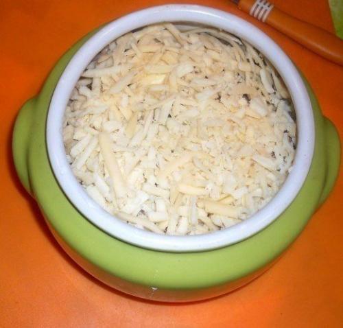 Жаркое из сердечек с грибами в горшочке или очень быстрый вкусный ужин. 04