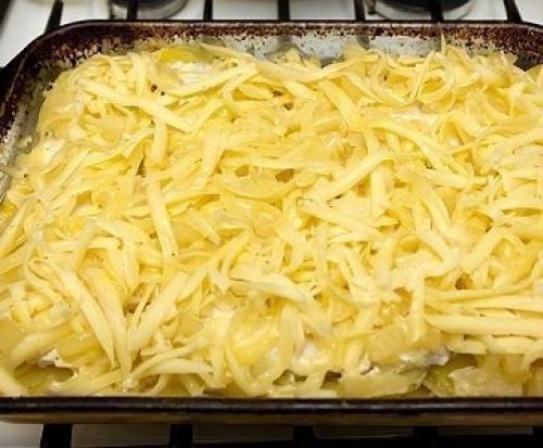 Запеканка из картофеля с курицей. 01 Запеканка из картофеля с курицей. 01