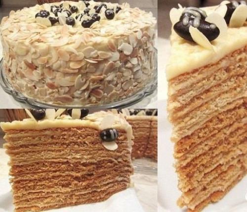 Медовый торт Пчелкин дом. Медовый торт Пчелкин дом.