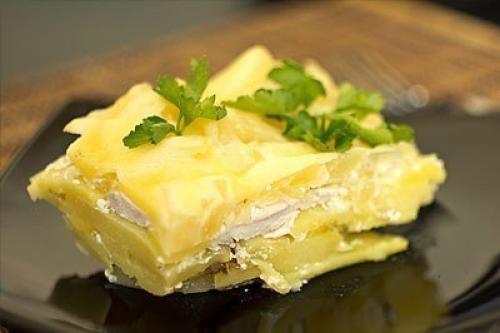 Запеканка из картофеля с курицей. Запеканка из картофеля с курицей.