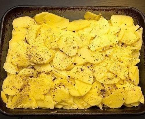 Запеканка из картофеля с курицей. 02 Запеканка из картофеля с курицей. 02