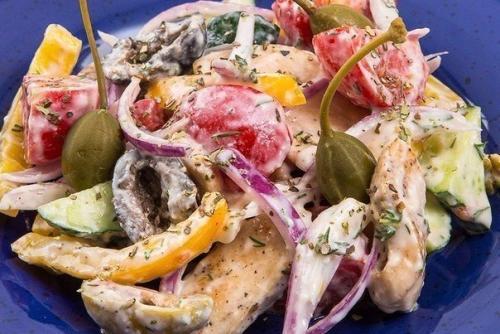 Топ - 6 диетических рецептов салатов из курицы. 04 Топ - 6 диетических рецептов салатов из курицы. 04