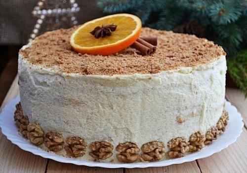 Творожный торт.   Ингредиенты: