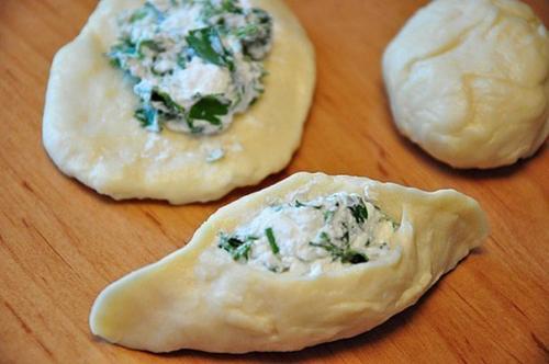 Восточные пирожки с сыром Фета. 04 Восточные пирожки с сыром Фета. 04