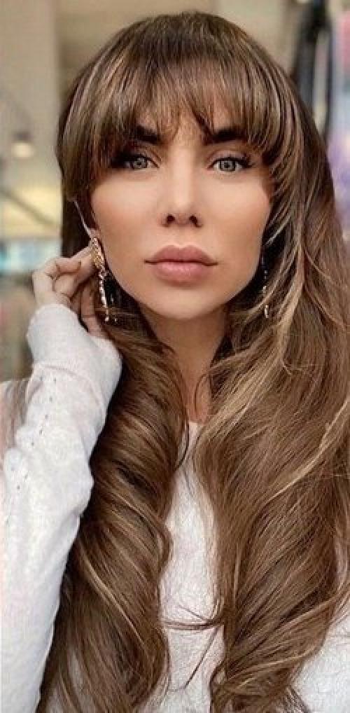 Анна седокова обрезала чёлку. 01