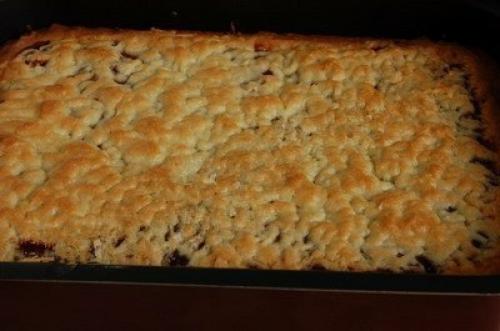 Пирог с вареньем из песочного теста. 04