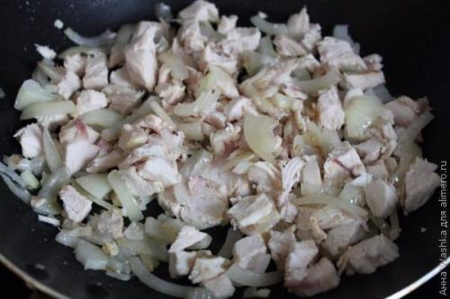 Спагетти с курицей в сливочном соусе. 06 Спагетти с курицей в сливочном соусе. 06