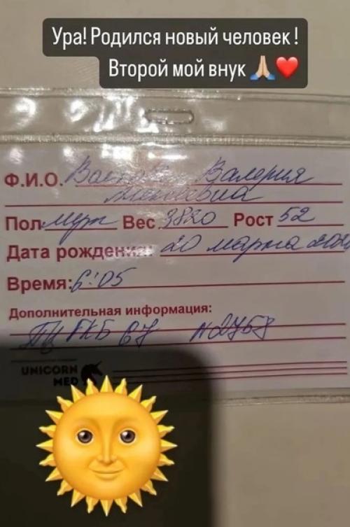 Звезда сериала Скорая Помощь Екатерина Волкова во второй раз стала бабушкой. 01