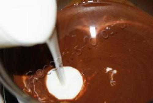 Шоколадно - банановый торт (без выпечки). 07