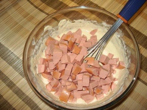 Мясной кекс.  Ингредиенты: 01