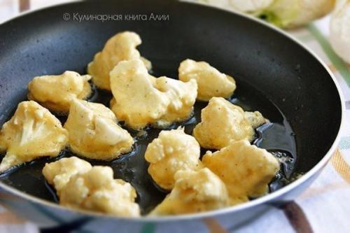 Цветная капуста в кляре. 05