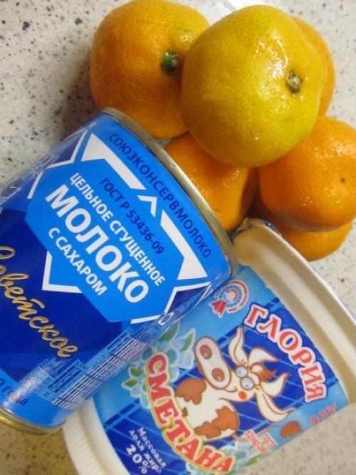 Вкусное мандариновое мороженое. 01 Вкусное мандариновое мороженое. 01