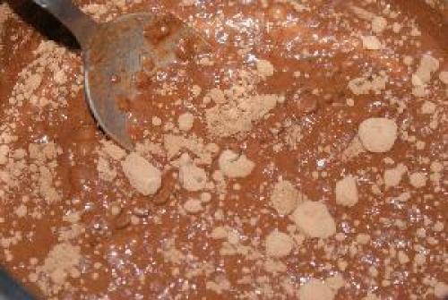 Шоколадно - банановый торт (без выпечки). 06