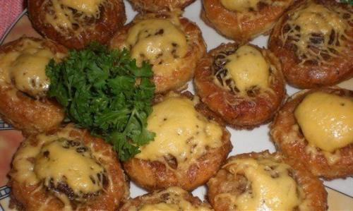 Фаршированные бублики.  Ингредиенты: