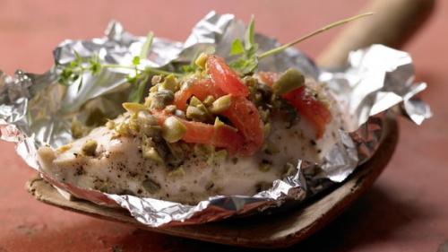 Курица по-итальянски. С помидорами, каперсами и орегано. Курица по-итальянски. С помидорами, каперсами и орегано.