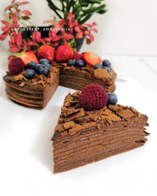 ПП Шоколадный Наполеон.  Это настолько шоколадное наслаждение, поэтому осторожно, на одном кусочке можно не остановиться!