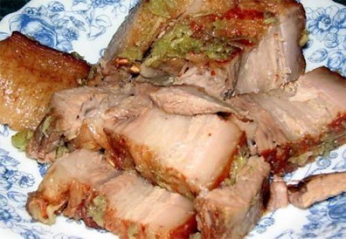 Сало в луковой шелухе?