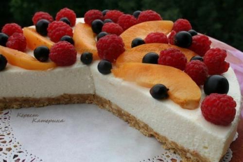 Творожник без выпечки. Творожник без выпечки.