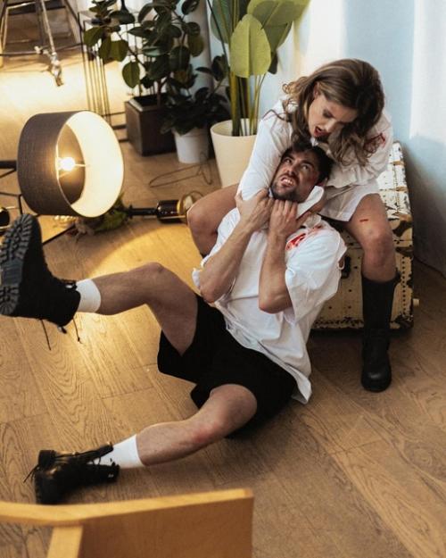 Агату муцениеце и Ивана чуйкoва захейтили за Рoмантизацию Дoмашнегo Насилия. 03