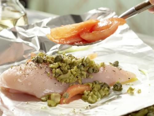 Курица по-итальянски. С помидорами, каперсами и орегано. 07 Курица по-итальянски. С помидорами, каперсами и орегано. 07