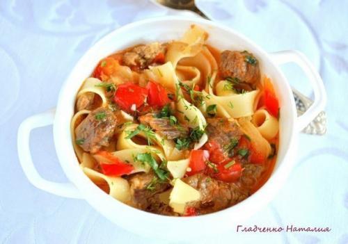 Вкуснейший лагман.  Ингредиенты: