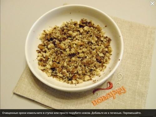 Шоколадная колбаса из печенья. 04