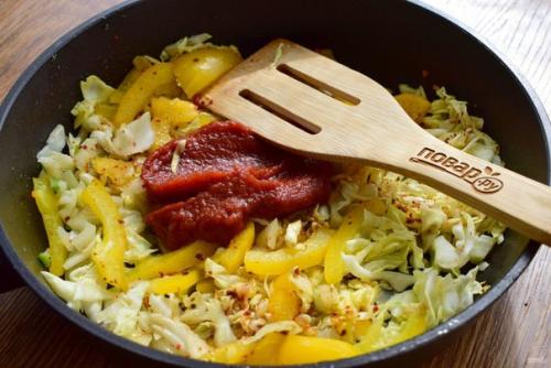 Рулет из мясного фарша с капустой. 05 Рулет из мясного фарша с капустой. 05