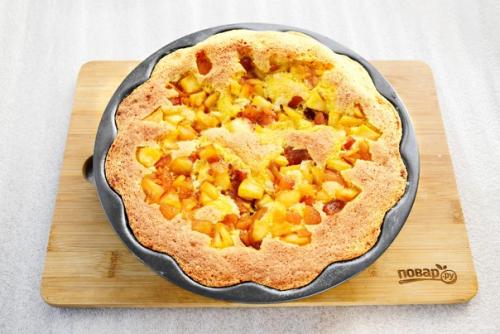 Шарлотка с курагой и яблоками. 09 Шарлотка с курагой и яблоками. 09