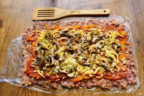 Рулет из мясного фарша с капустой. 06 Рулет из мясного фарша с капустой. 06