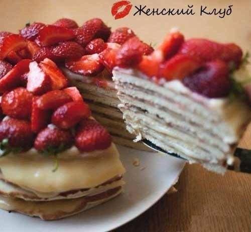 Торт творожный на сковороде.