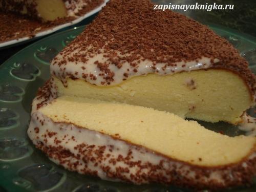 Творожный пудинг.  И до меня волна творожных пудингов докатилась? 09