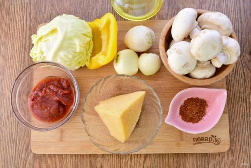 Рулет из мясного фарша с капустой. 02 Рулет из мясного фарша с капустой. 02