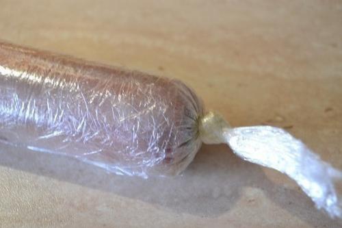 Куриные колбаски - рулетики с курагой. 06 Куриные колбаски - рулетики с курагой. 06